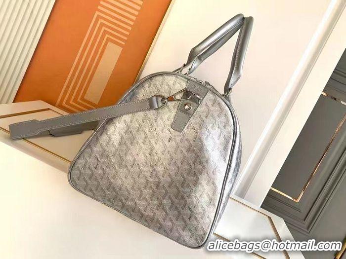 Luxury Classic Goyard Croisiere 50cm Travel Bag 8027 Silver