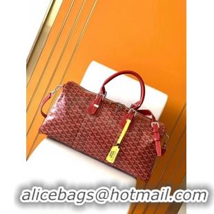 High Quality Goyard Croisiere 45cm Travel Bag 8026 Red