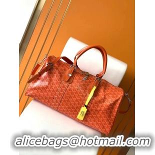 New Fashion Goyard Croisiere 45cm Travel Bag 8026 Orange