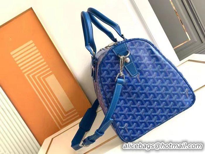 Inexpensive Goyard Croisiere 45cm Travel Bag 8026 Light Blue