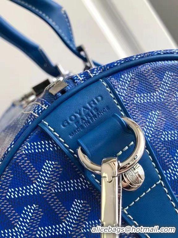 Inexpensive Goyard Croisiere 45cm Travel Bag 8026 Light Blue