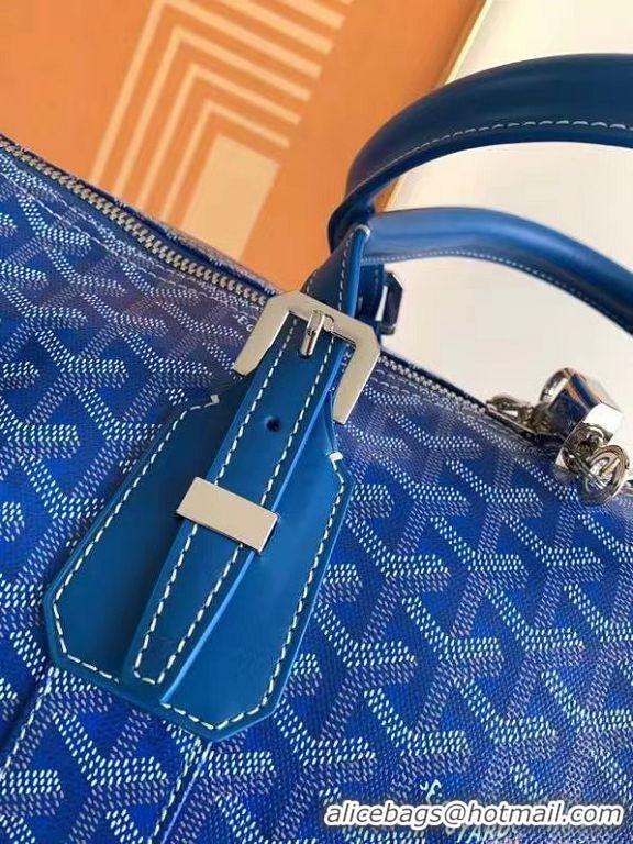 Inexpensive Goyard Croisiere 45cm Travel Bag 8026 Light Blue