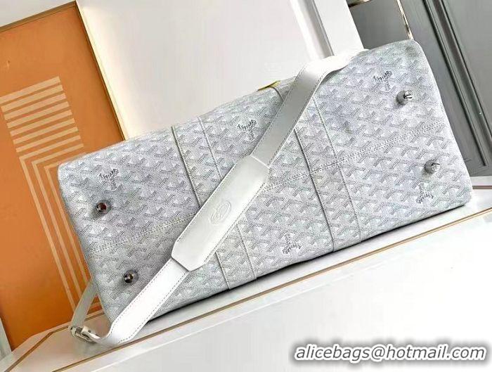 Affordable Price Goyard Croisiere 45cm Travel Bag 8026 White