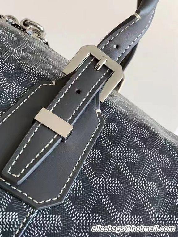 Famous Brand Goyard Croisiere 45cm Travel Bag 8026 Dark Grey