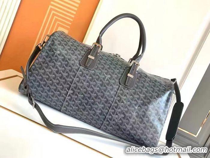 Famous Brand Goyard Croisiere 45cm Travel Bag 8026 Dark Grey