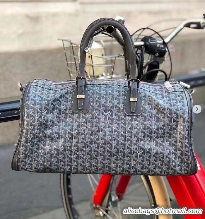 Famous Brand Goyard Croisiere 45cm Travel Bag 8026 Dark Grey