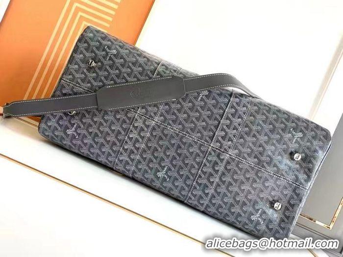 Famous Brand Goyard Croisiere 45cm Travel Bag 8026 Dark Grey