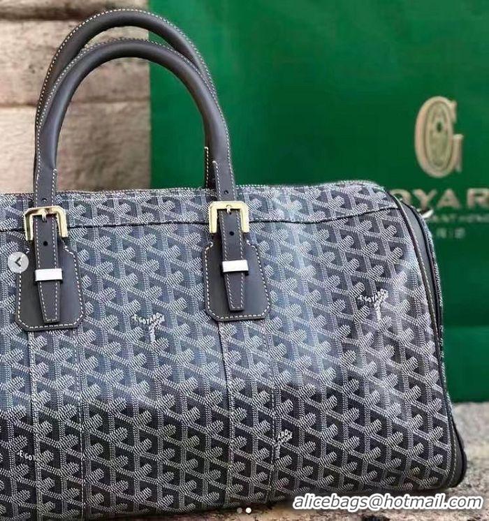 Famous Brand Goyard Croisiere 45cm Travel Bag 8026 Dark Grey