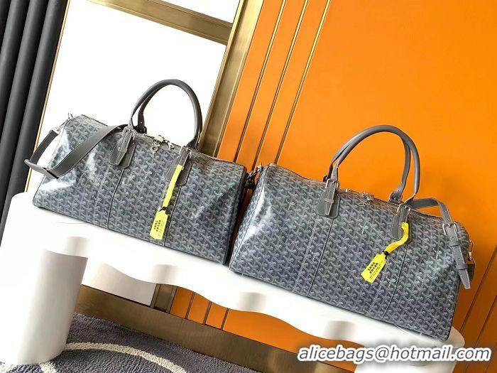 Famous Brand Goyard Croisiere 45cm Travel Bag 8026 Dark Grey