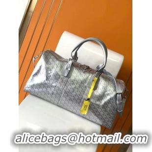 Classic Specials Goyard Croisiere 45cm Travel Bag 8026 Silver