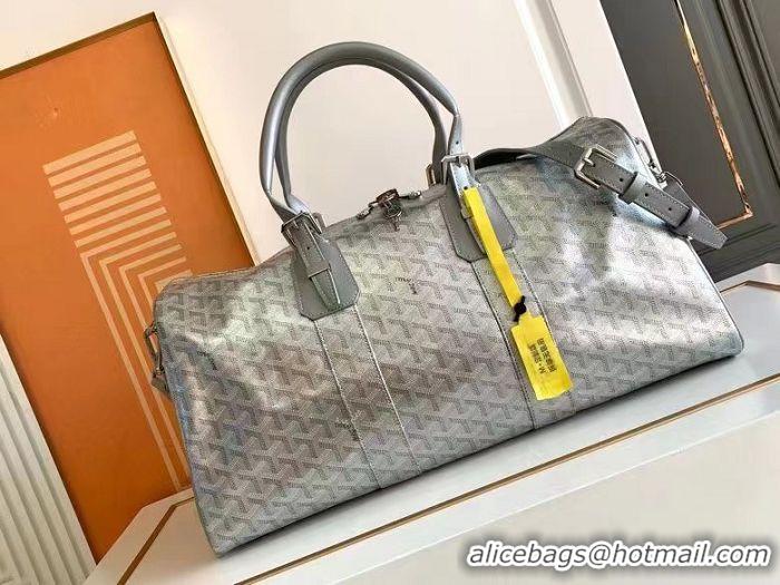 Classic Specials Goyard Croisiere 45cm Travel Bag 8026 Silver