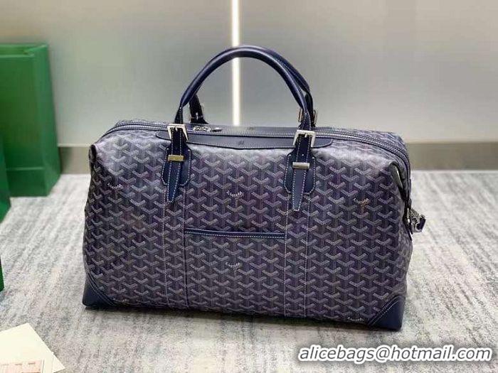 Buy Discount Goyard Boeing Weekend Travel Bag 8952 Navy Blue