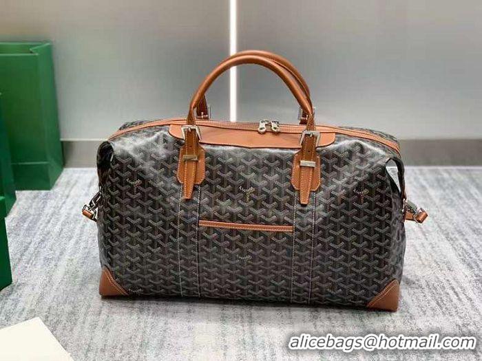 Trendy Design Goyard Boeing Weekend Travel Bag 8952 Black And Tan