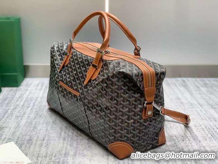 Trendy Design Goyard Boeing Weekend Travel Bag 8952 Black And Tan