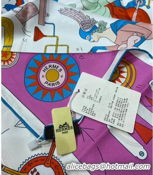 Buy Inexpensive Hermes Tea for Two Silk Sqaure Scarf 90x90cm H0874 White 2023