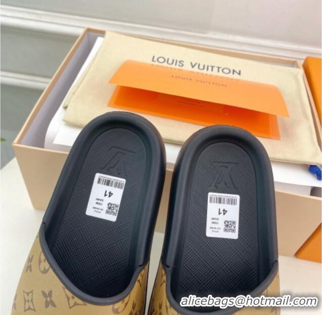 Purchase Louis Vuitton Monogram Reverse Canvas Slide Sandals 809070