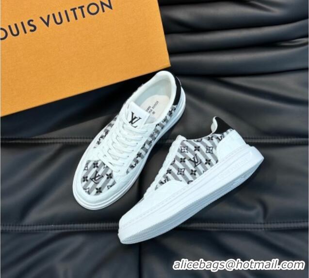 Most Popular Louis Vuitton Men's LV Ollie Sneakers in Monogram Textile Grey LV08211 821026