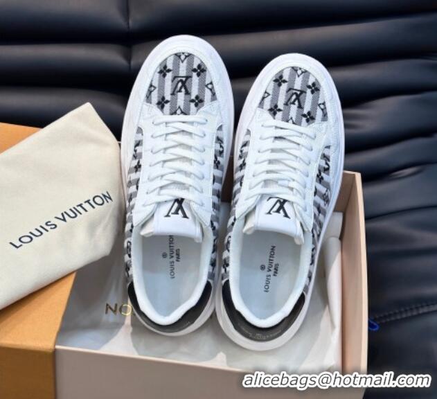 Most Popular Louis Vuitton Men's LV Ollie Sneakers in Monogram Textile Grey LV08211 821026