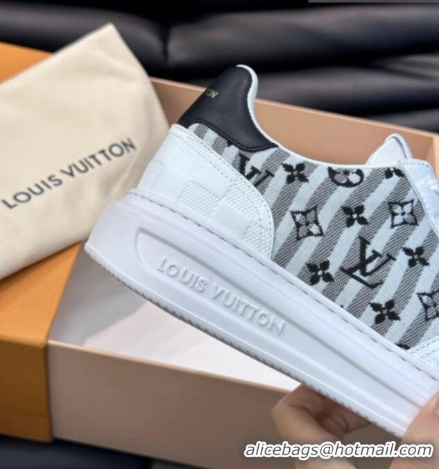 Most Popular Louis Vuitton Men's LV Ollie Sneakers in Monogram Textile Grey LV08211 821026