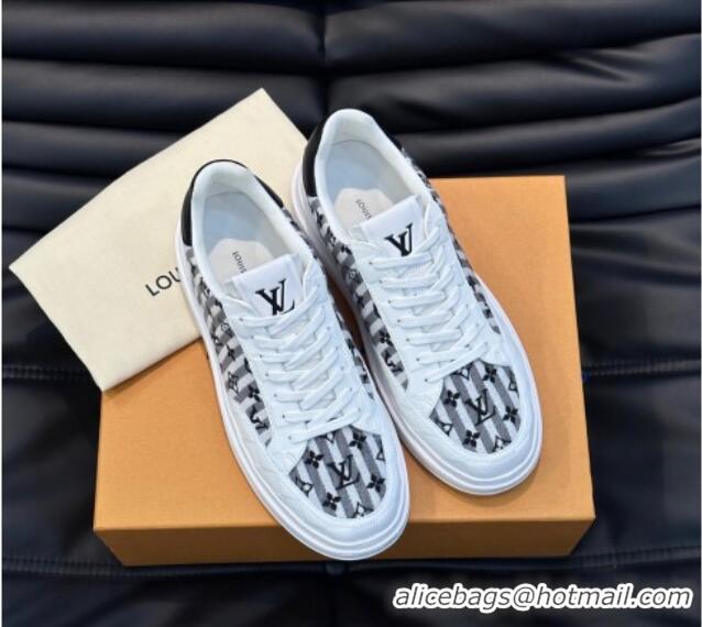 Most Popular Louis Vuitton Men's LV Ollie Sneakers in Monogram Textile Grey LV08211 821026