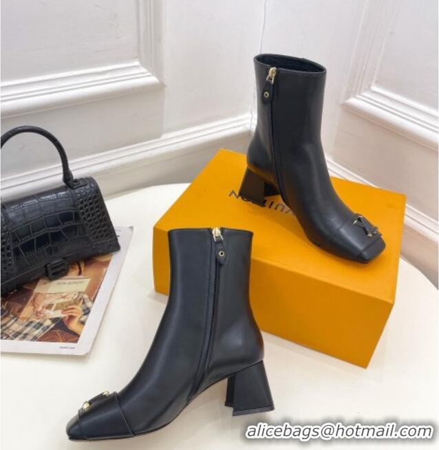 Low Cost Louis Vuitton Shake Heel Ankle Boots 5.5cm in Calfskin Leather 821044