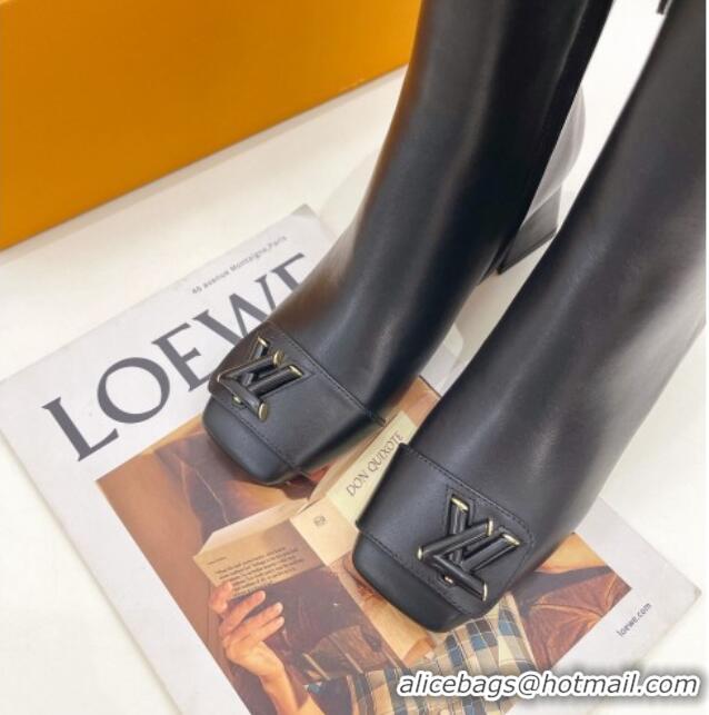 Low Cost Louis Vuitton Shake Heel Ankle Boots 5.5cm in Calfskin Leather 821044