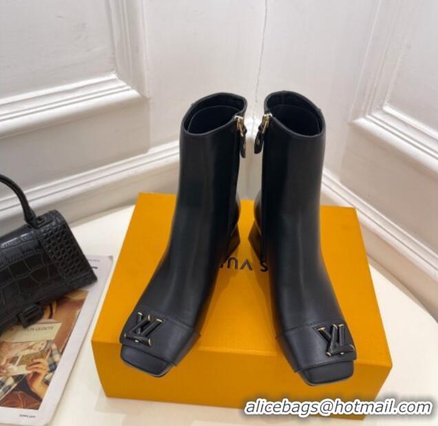 Low Cost Louis Vuitton Shake Heel Ankle Boots 5.5cm in Calfskin Leather 821044