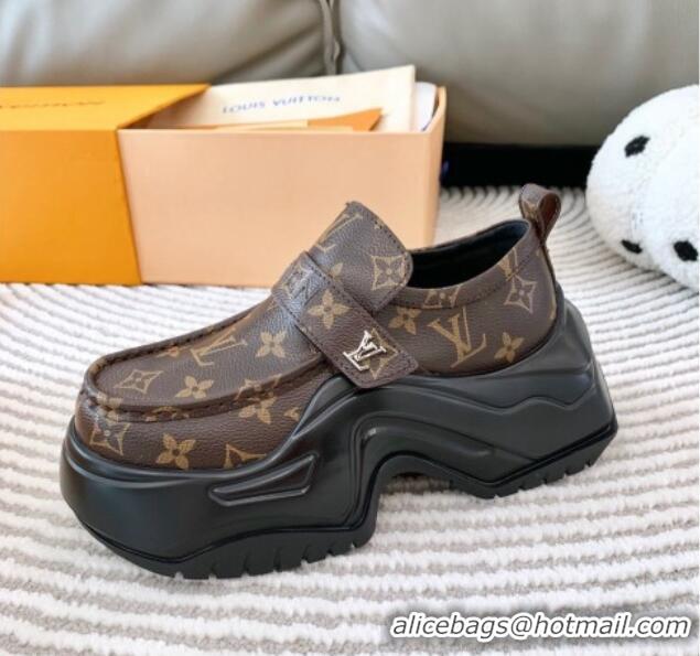 Stylish Louis Vuitton LV Archlight 2.0 Platform Loafers in Monogram Canvas 821046