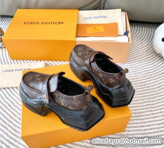 Stylish Louis Vuitton LV Archlight 2.0 Platform Loafers in Monogram Canvas 821046