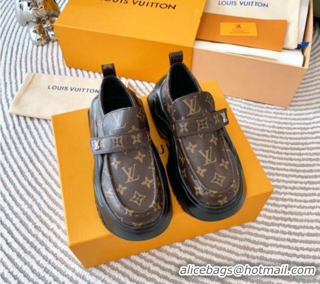 Stylish Louis Vuitton LV Archlight 2.0 Platform Loafers in Monogram Canvas 821046