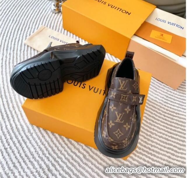 Stylish Louis Vuitton LV Archlight 2.0 Platform Loafers in Monogram Canvas 821046