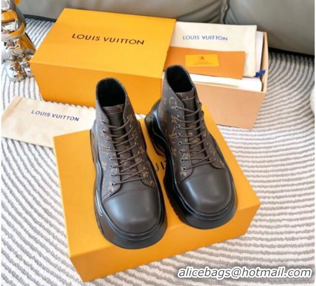 Luxury Discount Louis Vuitton LV Archlight 2.0 Platform High Top Sneakers 6.5cm Monogram Canvas 821051