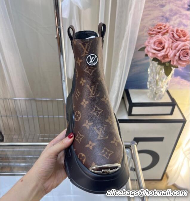 Best Grade Louis Vuitton LV Archlight 2.0 Platform Ankle Boot in Monogram Leather 1AB157