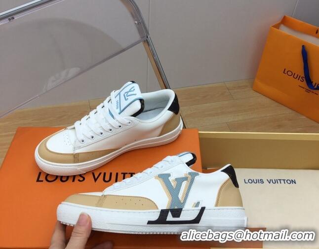 Cheap Price Louis Vuitton Charlie Sneakers Beige 1ABYVP