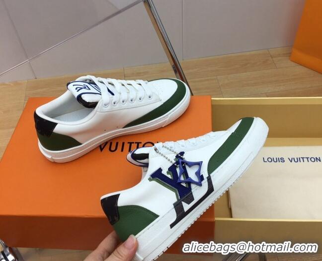 Luxury Louis Vuitton Charlie Sneakers Green 1ABYVP 904036