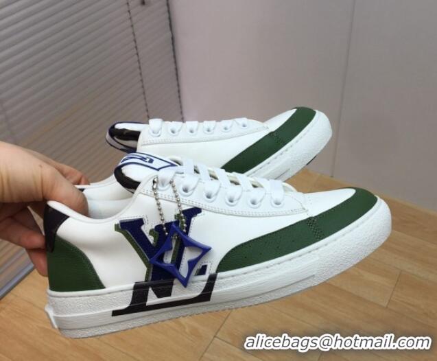 Luxury Louis Vuitton Charlie Sneakers Green 1ABYVP 904036