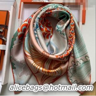 Buy Fashionable Hermes 100% Silk Square Scarf 90x90cm H51807 2023