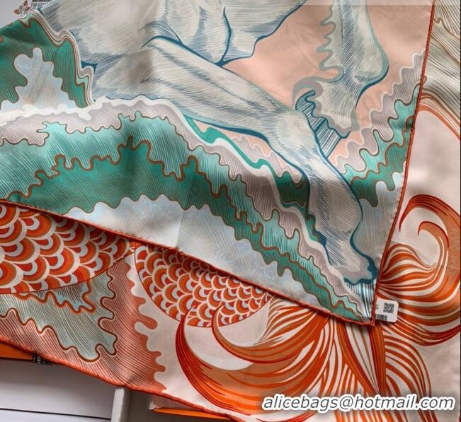 Buy Fashionable Hermes 100% Silk Square Scarf 90x90cm H51807 2023