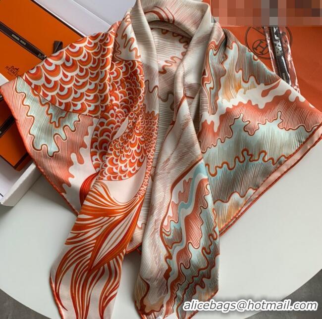 Buy Fashionable Hermes 100% Silk Square Scarf 90x90cm H51807 2023