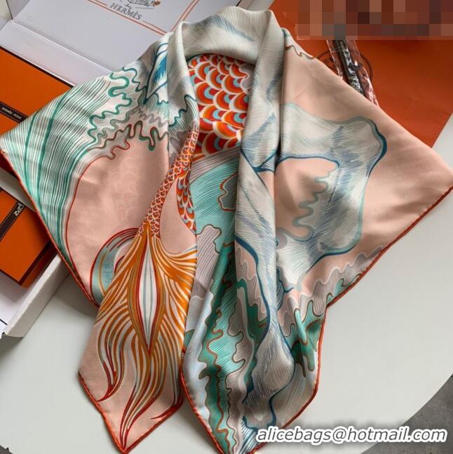 Buy Fashionable Hermes 100% Silk Square Scarf 90x90cm H51807 2023