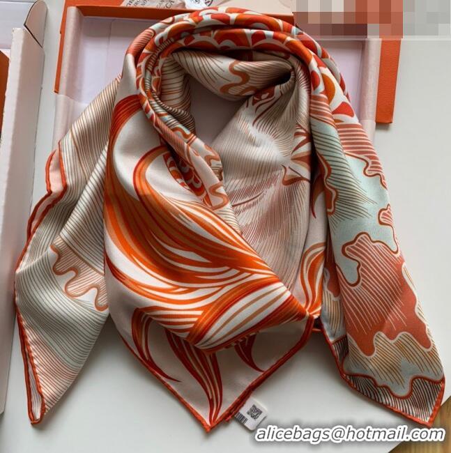 Buy Fashionable Hermes 100% Silk Square Scarf 90x90cm H51807 2023