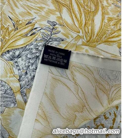 Luxurious Fashion Hermes Silk Sqaure Scarf 90x90cm 061303 Grey 2023