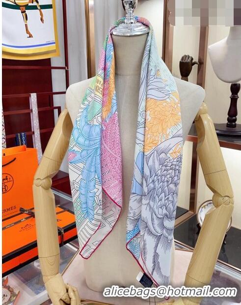 Trendy Design Hermes Silk Sqaure Scarf 90x90cm 061306 Pink 2023