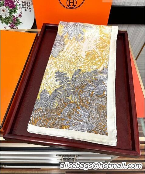 Best Product Hermes Silk Sqaure Scarf 90x90cm 061307 Yellow 2023