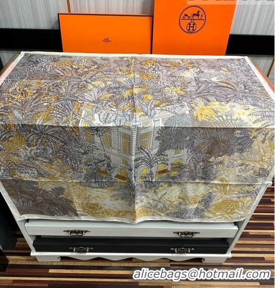 Best Product Hermes Silk Sqaure Scarf 90x90cm 061307 Yellow 2023