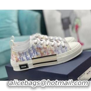 Good Quality Dior B23 Low-top Sneakers in Multicolor Oblique Canvas Blue/Red/Yellow 236210