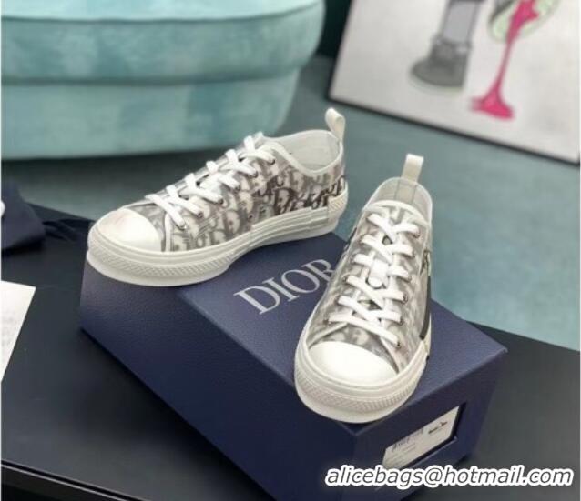 Best Product Dior B23 Low-top Sneakers in White and Black Dior Oblique Canvas 236207