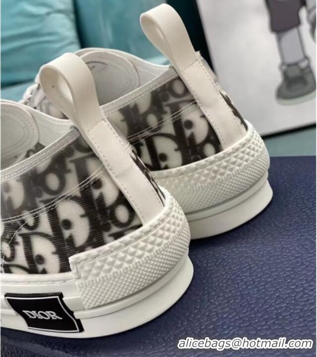 Best Product Dior B23 Low-top Sneakers in White and Black Dior Oblique Canvas 236207