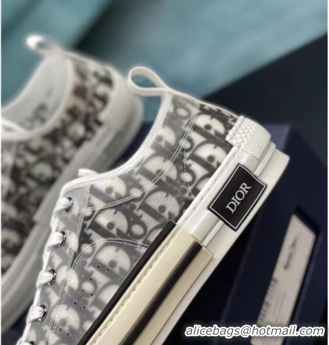 Best Product Dior B23 Low-top Sneakers in White and Black Dior Oblique Canvas 236207