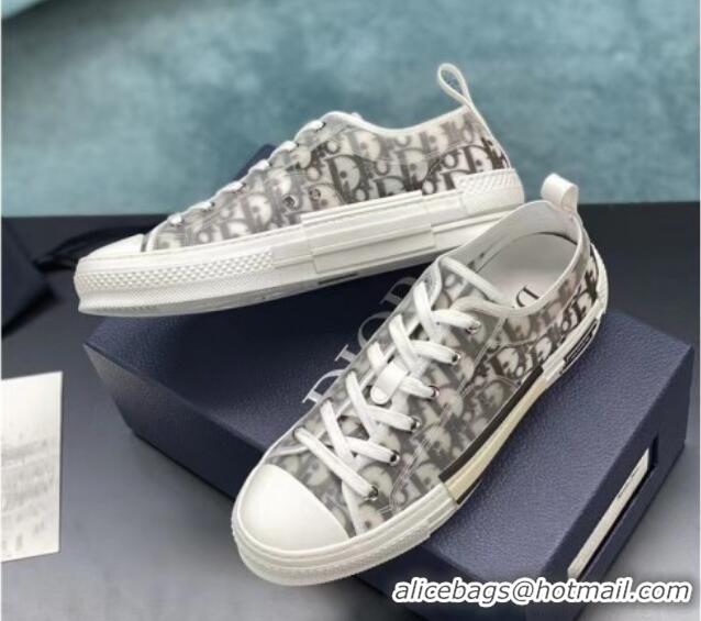 Best Product Dior B23 Low-top Sneakers in White and Black Dior Oblique Canvas 236207